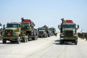 Bagram Airbase, August 2024 — The Taliban displayed captured and Soviet-era military equipment during the third anniversary of their return to power.
