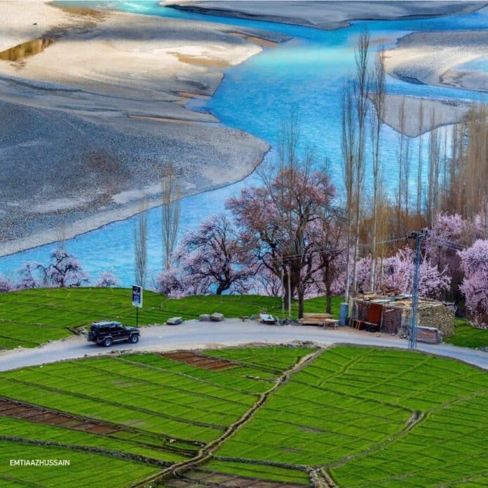 Beautiful view of Kharmang, Gilgit Baltistan