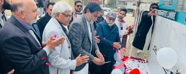 Chairman inaugurates water filtration plant at THQ Hospital, Dadyal AJK