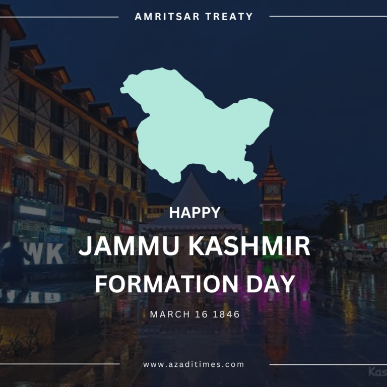 March 16 Jammu and Kashmir State Formation Day is Being Obsessed on Both Sides of the Divide