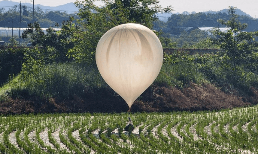 North Korea Sends Trash-Filled Balloons to South Korea Again