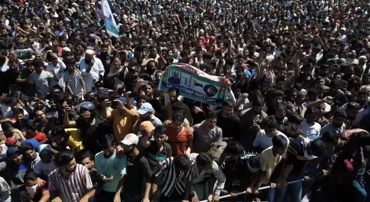Engineer Rashid Released After 5 Years: Thousands Welcome Him in Baramulla Rally