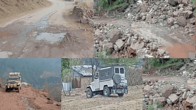Main Road from Chakothi to Khilana Valley on the Line of Control Turns to Ruins Due to Government Neglect