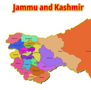 Map of Jammu Kashmir Districts