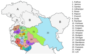 List of Districts of Jammu Kashmir