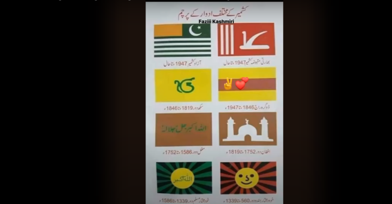 The Flags of Kashmir: Meanings, Symbols & History of Identity Amid a Divided Land