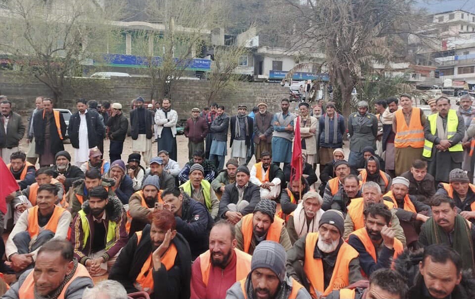 Azad Kashmir: Public Works Department Employees Begin Strike for Their Rights
