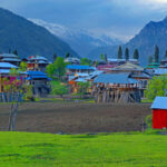Beatiful view or Wooden houses in Arang Kel Neelum Valley