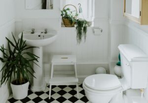 white ceramic pedestal sink
