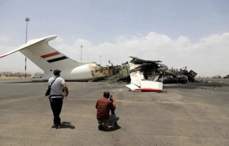 Israel Strikes Yemen’s Sanaa Airport Again, Passenger Plane Destroyed