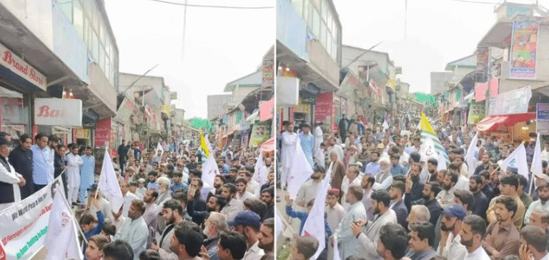Trarkhel: Peace Rally Held by Pro-Independence Alliance Against Violence and Shelling Along LoC