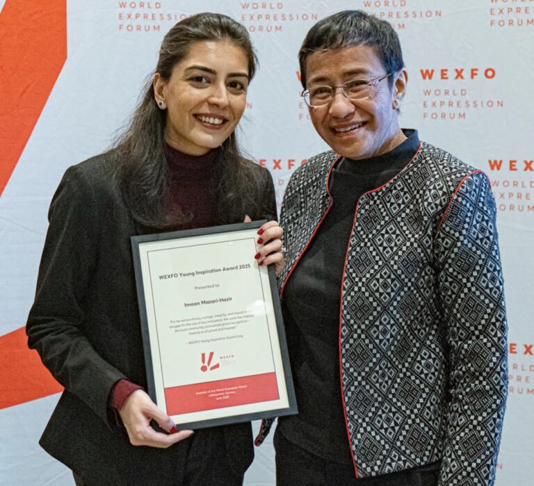 Pakistani Lawyer Imaan Mazari Honoured with World Expression Forum’s Young Inspiration Award 2025