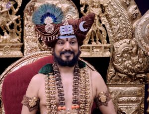 Swami Nithyananda, self-proclaimed Hindu godman and founder of the fictional nation Kailasa.
