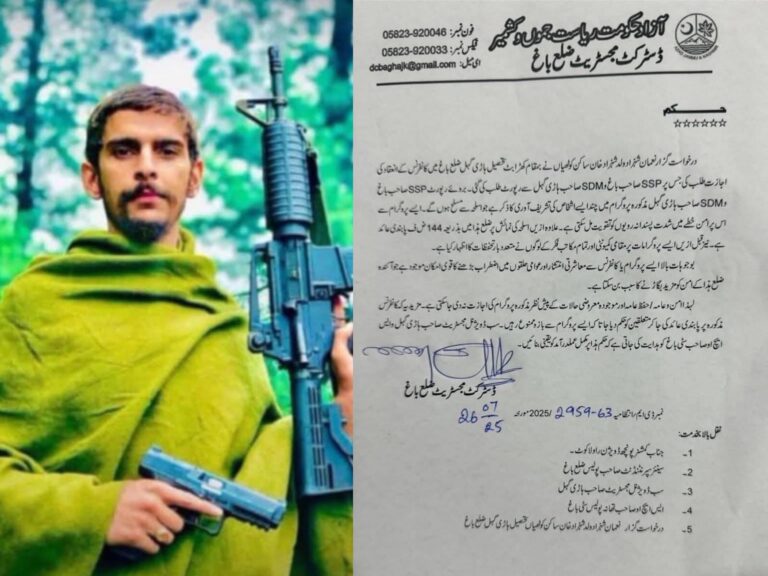 Commander of Banned Outfit Faces Public Backlash in Rawalakot