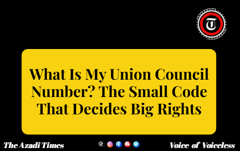 The Search for Belonging: How Union Council Numbers Connect Citizens to Governance