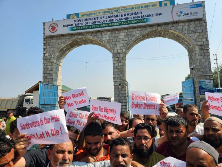 Kashmir Fruit Markets Shut Down as Growers Protest Highway Blockades