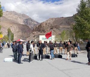 On the 61st day of protests at the Sost border in Gilgit-Baltistan, traders continue their sit-in, shutting down immigration services. The closure has left Chinese passengers stuck at the frontier, as cross-border trade and travel remain paralyzed in the disputed region.