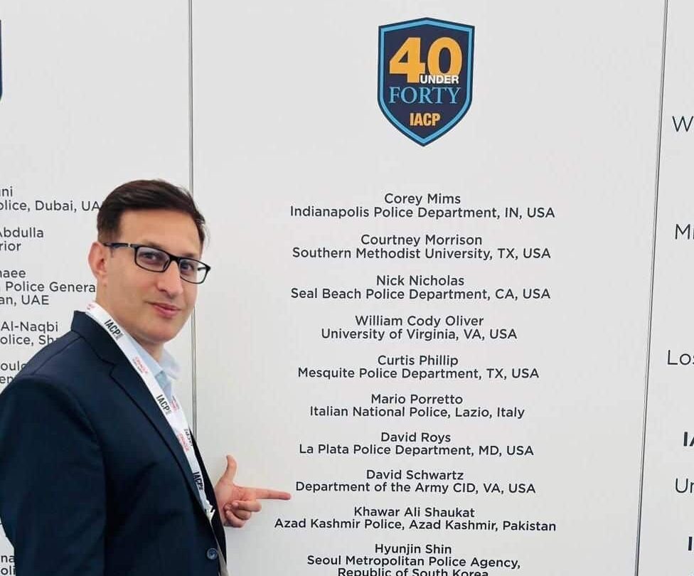 Major Honour for Kashmir: SSP Khawar Ali Shoukat Wins International Police Award