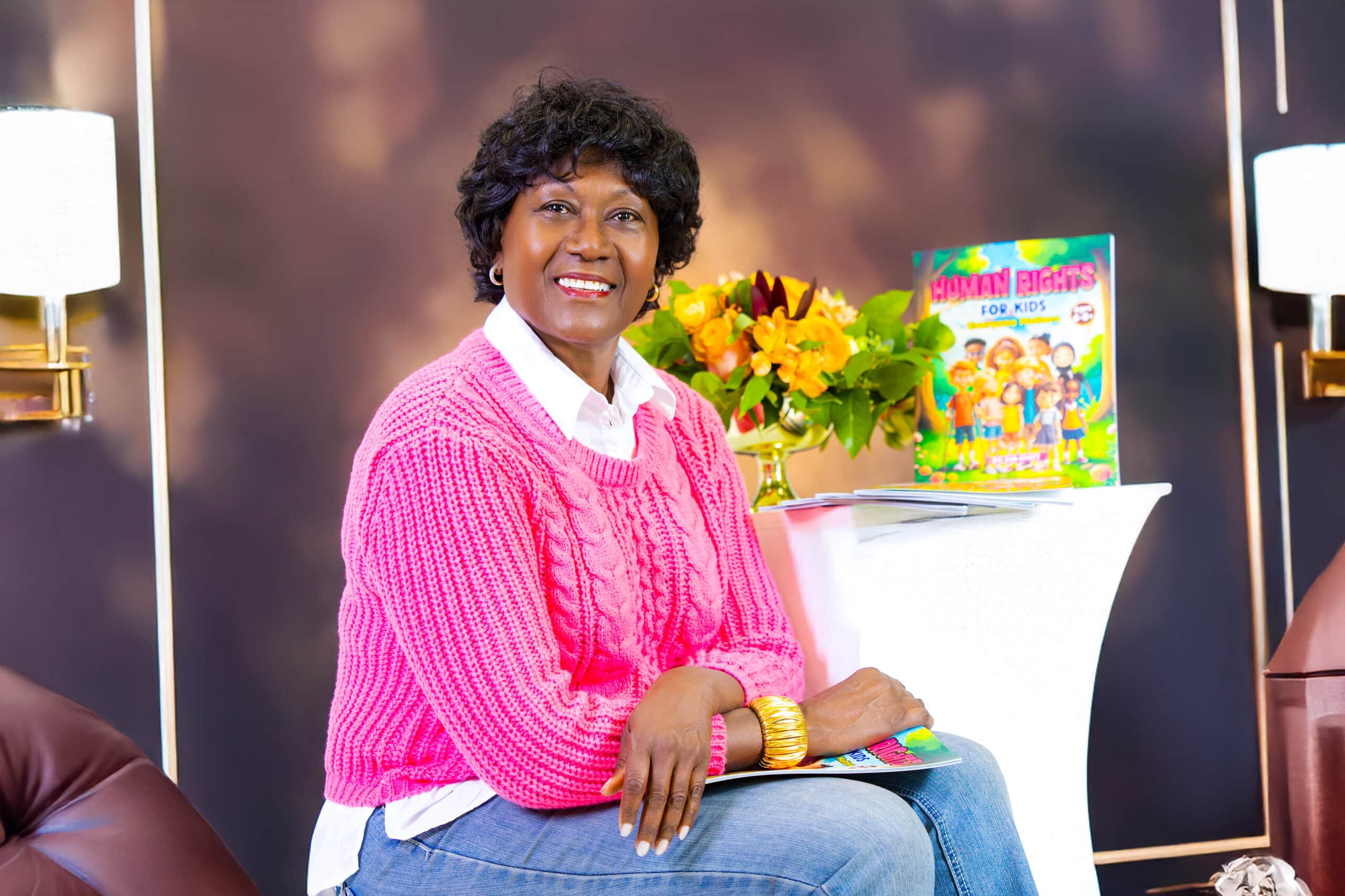 Eva Hyatt, Jamaican-American author and human rights educator, founder of Queen of the Road Foundation.