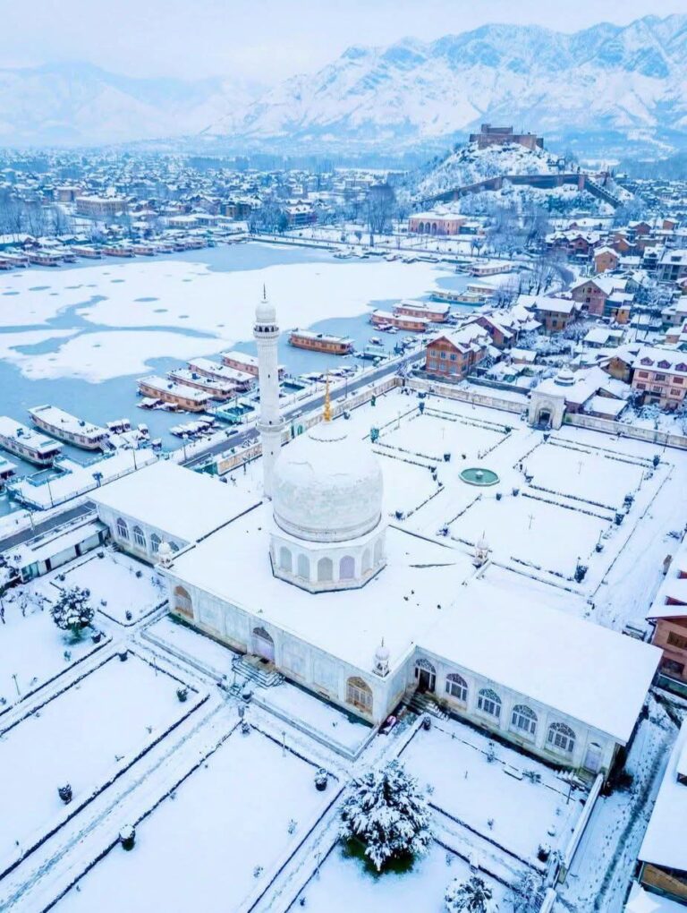 Hazratbal Shrine Wrapped in Winter Silence