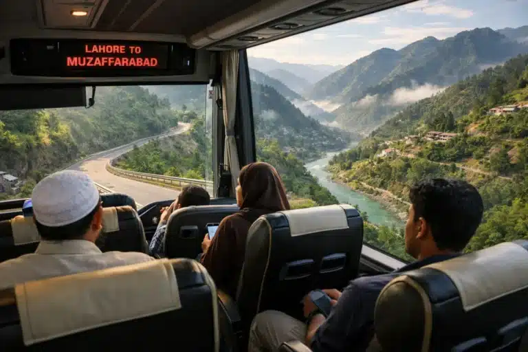 Lahore to Muzaffarabad Bus Service: A Comprehensive Travel Guide & Schedule | The Azadi Times