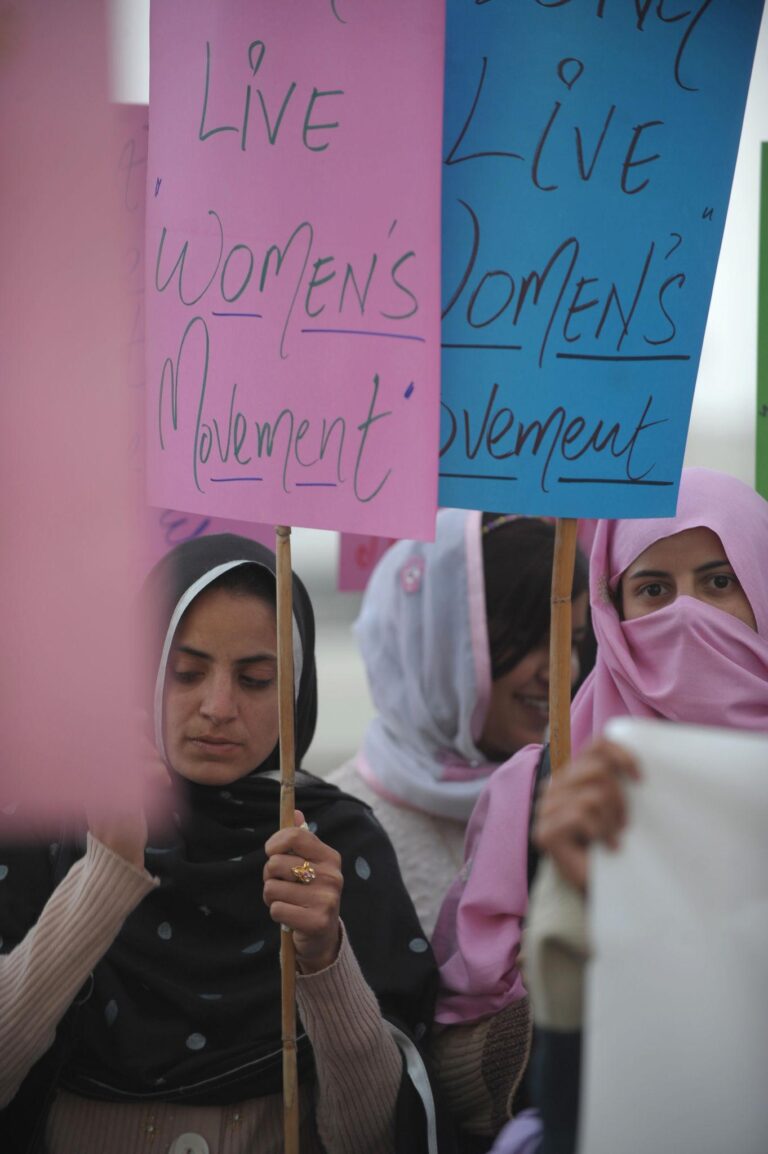 Muzaffarabad: Police Detain Women During Peace March Near Naluchi Bridge